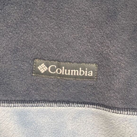 COLUMBIA Sweatshirt Men's XL Blue Steens Mountain Fleece Snap Button Pulllover - Picture 4 of 15